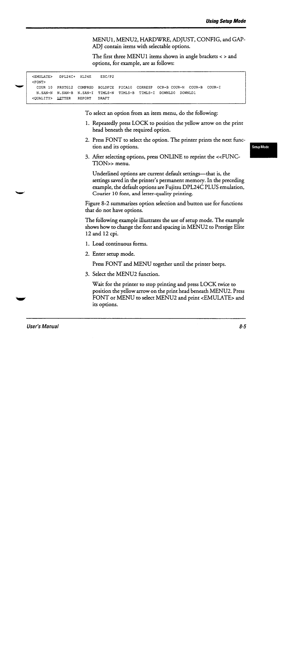 Fujitsu DL6600 manual 