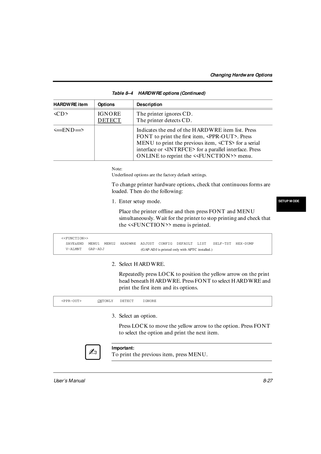 Fujitsu DL6600Pro, DL6400Pro user manual Printer ignores CD, Printer detects CD 