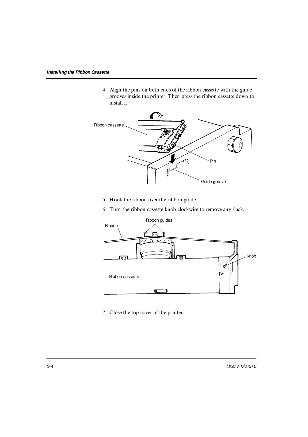 Fujitsu DL6400Pro, DL6600Pro user manual Close the top cover of the printer 