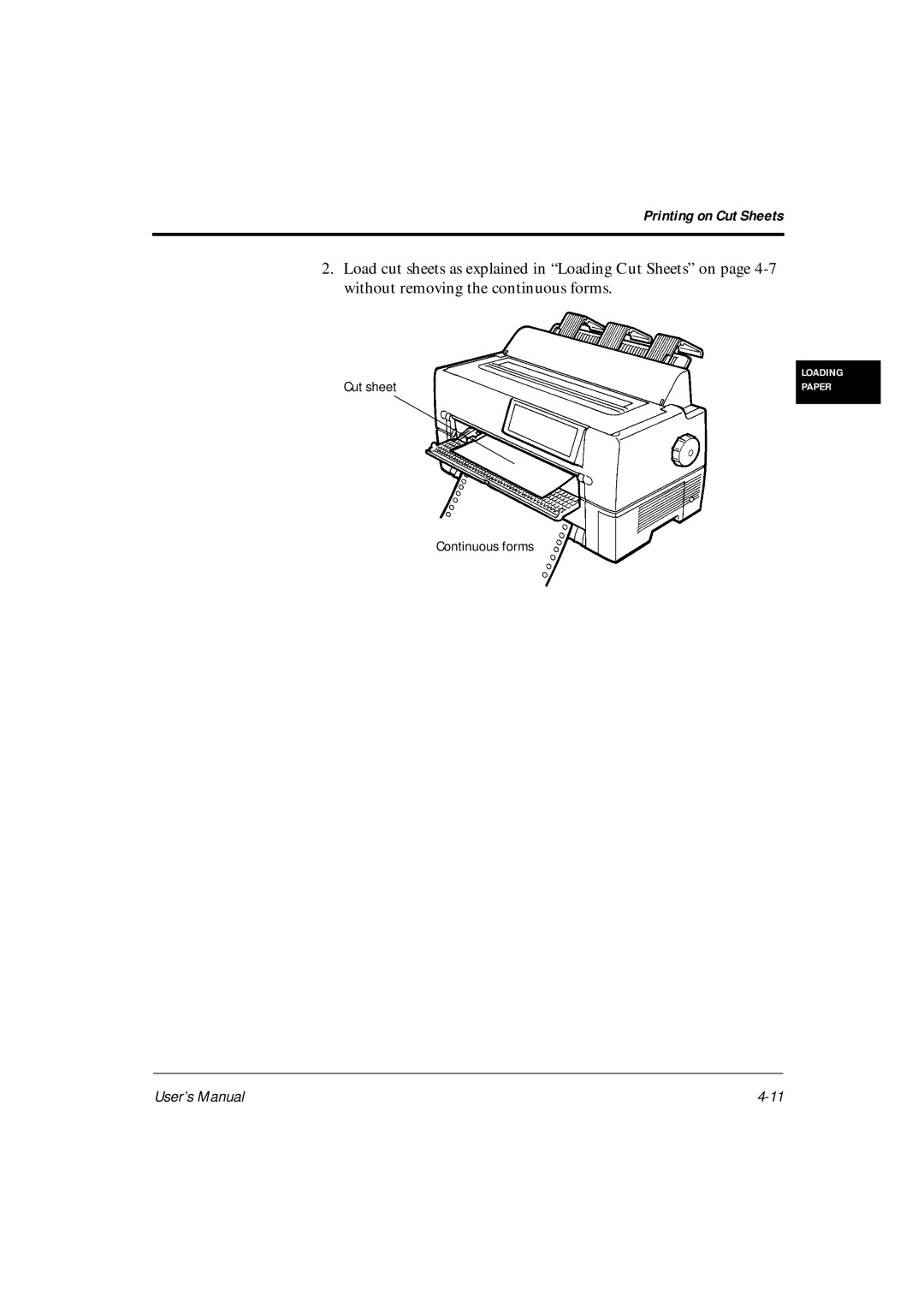 Fujitsu DL6600Pro, DL6400Pro user manual Cut sheet Continuous forms 