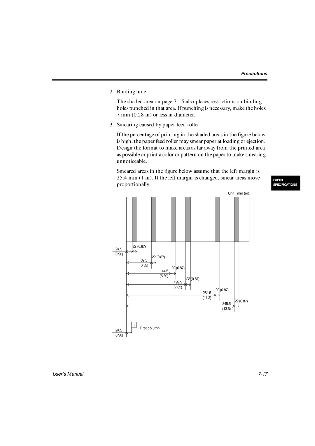 Fujitsu DL6600Pro, DL6400Pro user manual Unit mm 