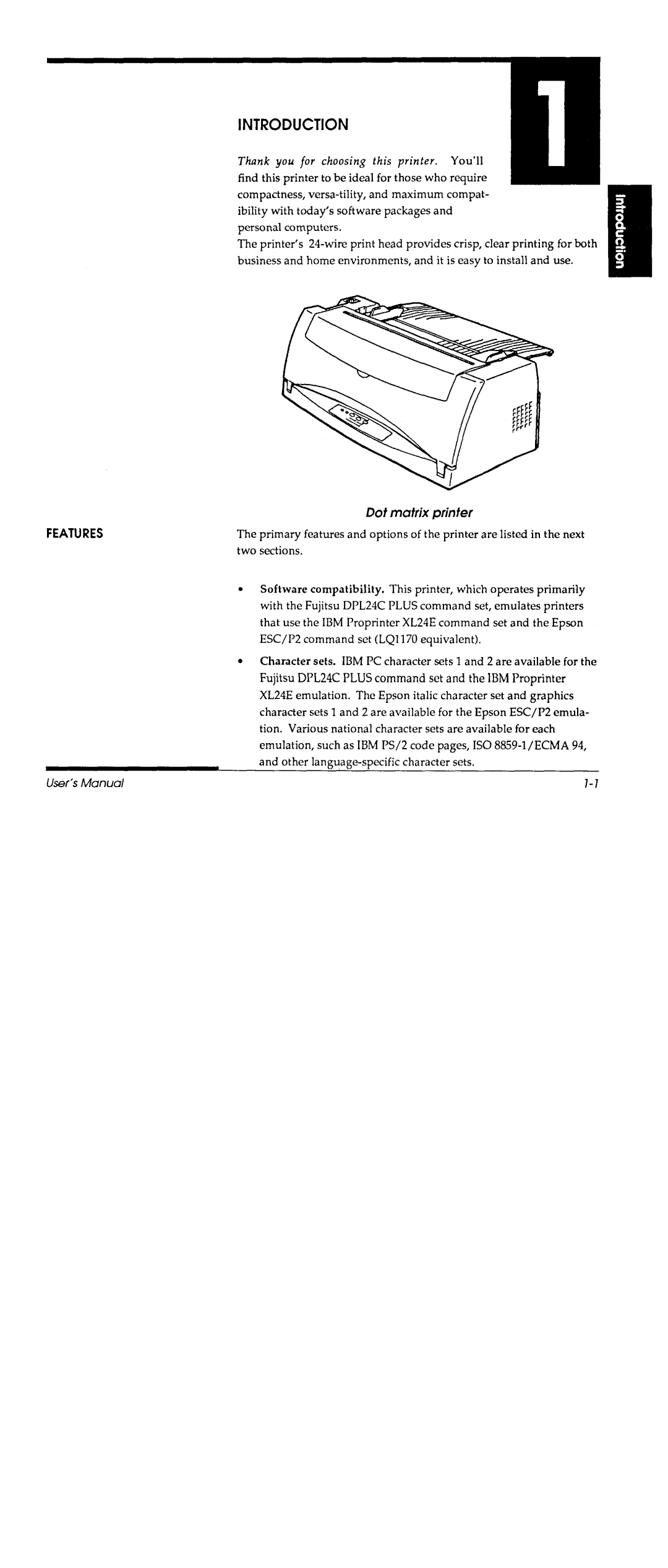 Fujitsu DL700 manual 