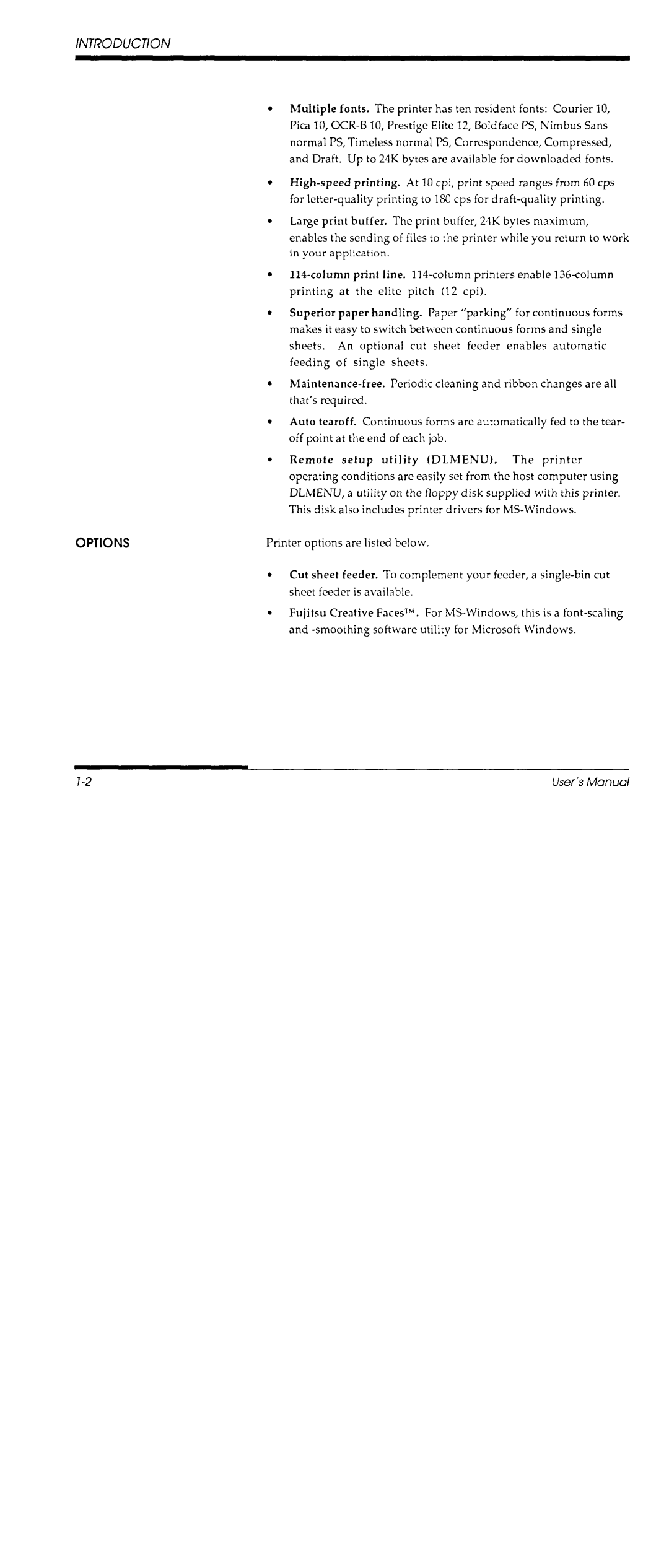 Fujitsu DL700 manual 