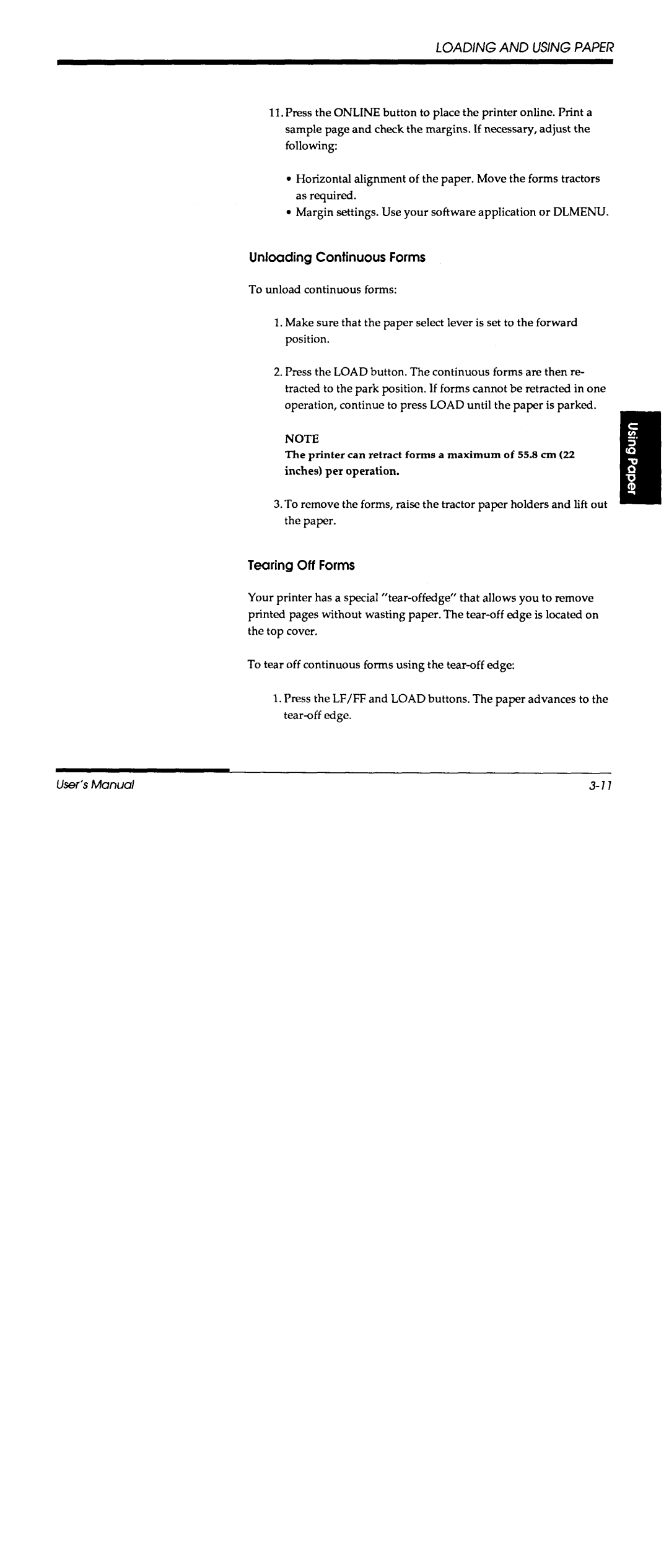 Fujitsu DL700 manual 