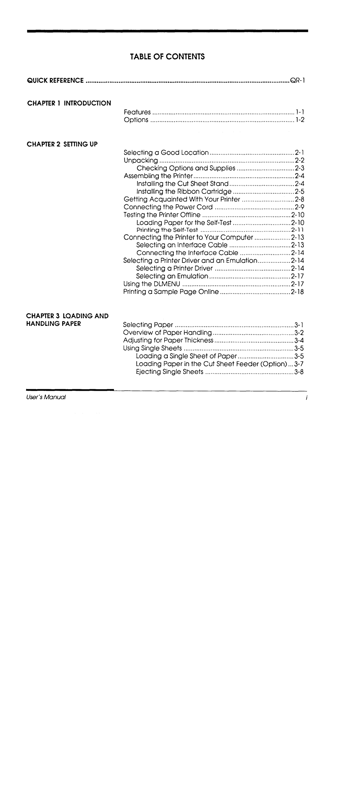 Fujitsu DL700 manual 