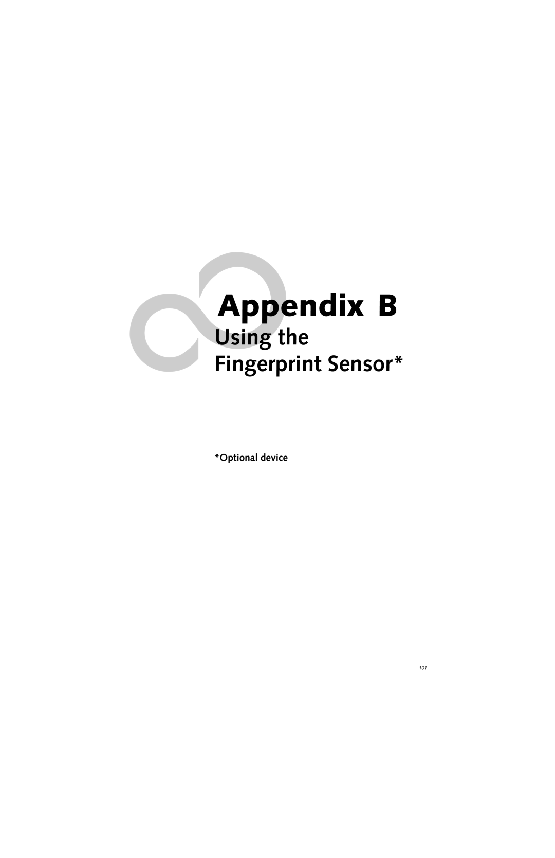 Fujitsu E8310 manual Appendix B 