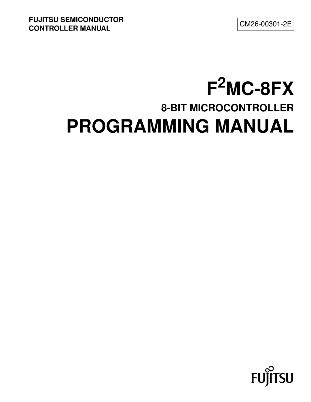 Fujitsu F2MC-8FX manual 