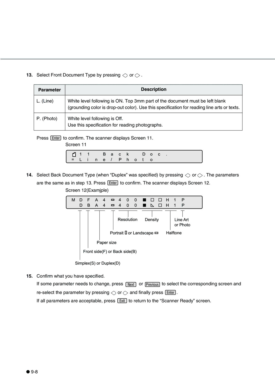 Fujitsu fi-4340C manual HalftLineorPhotoArt 