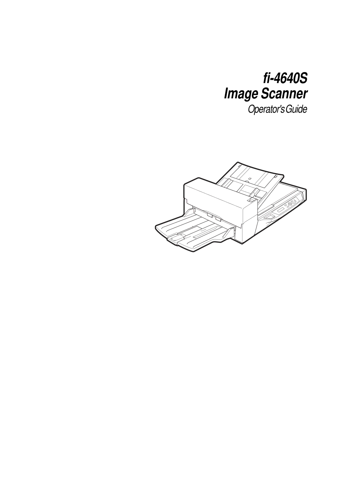 Fujitsu fi-4640S manual Fi-4640S Image Scanner 