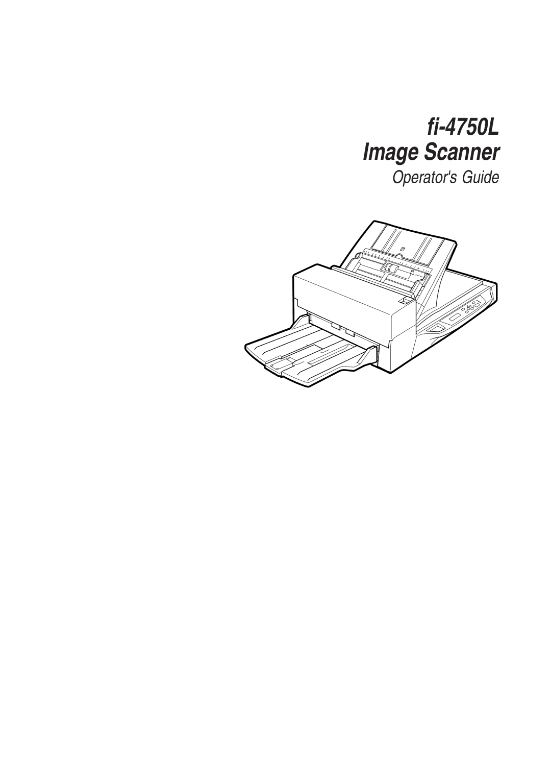 Fujitsu fi-4750L manual Fi-4750L Image Scanner 