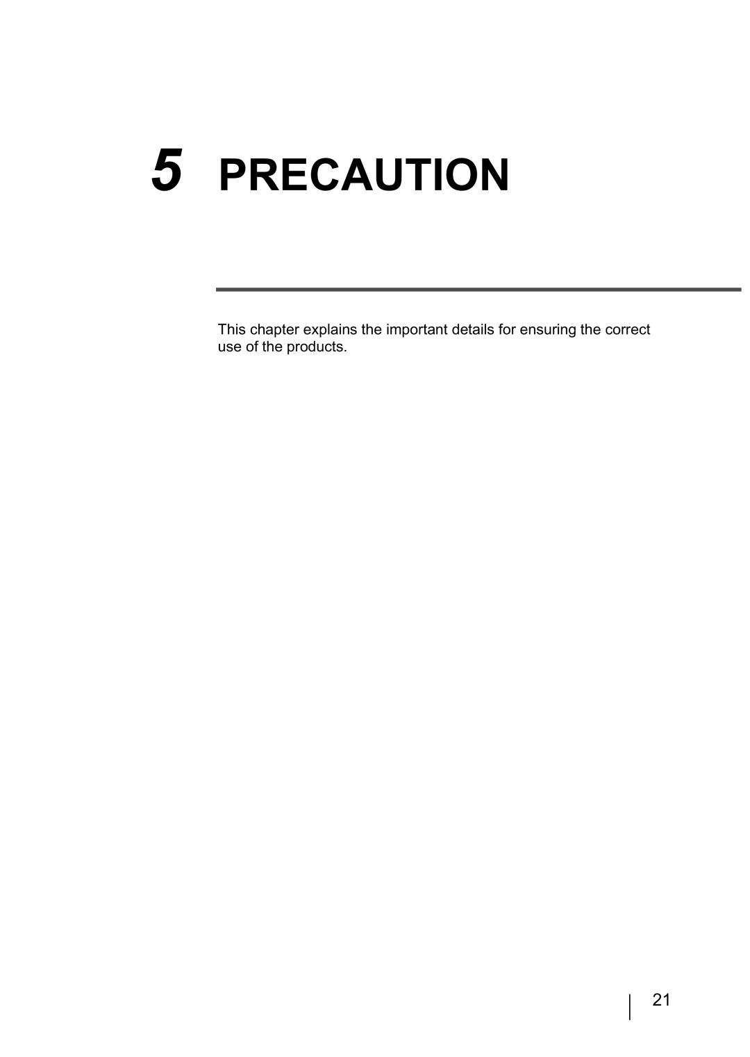 Fujitsu FI-486PRRE manual Precaution 