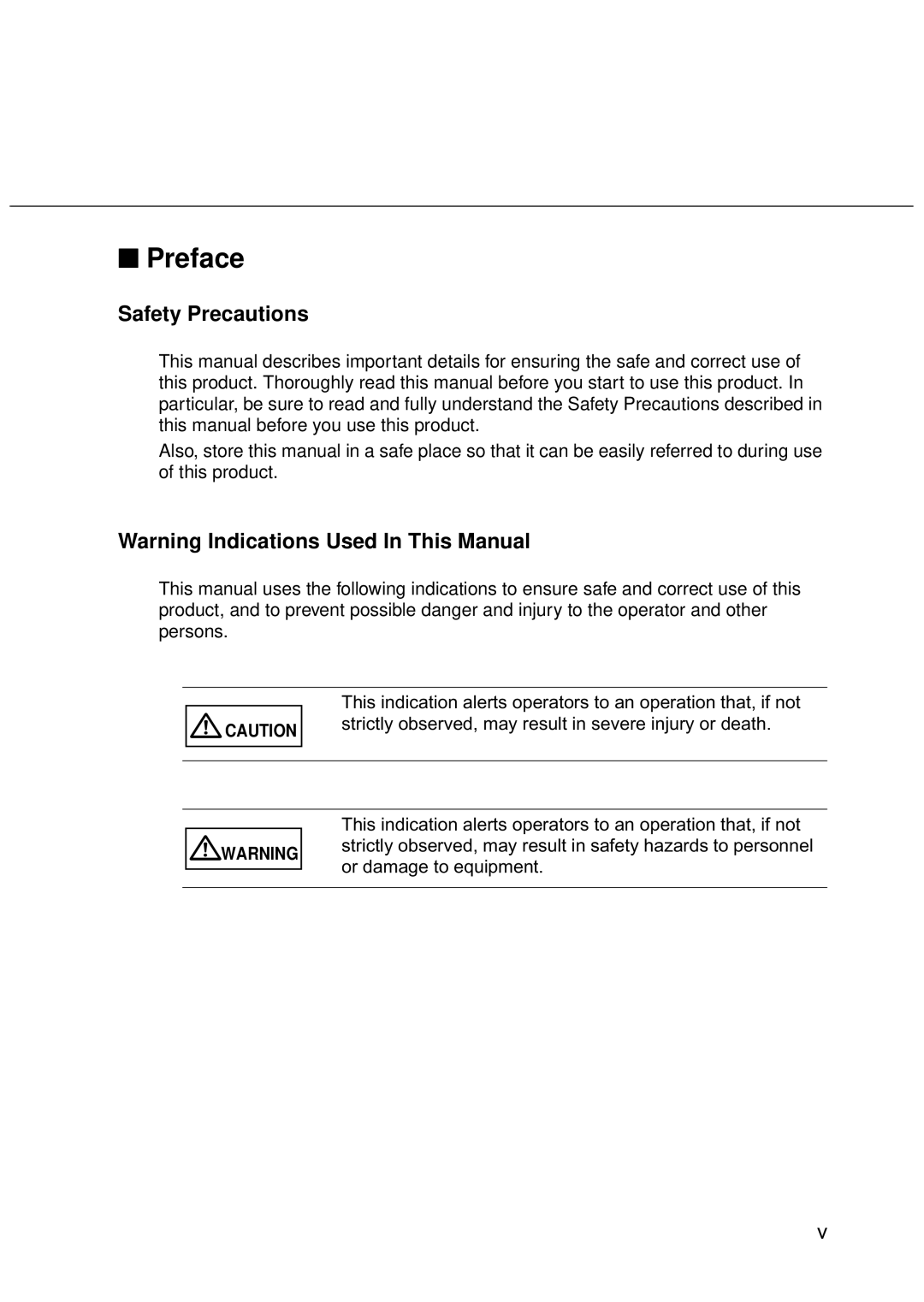 Fujitsu FI-486PRRE manual Preface, Safety Precautions 