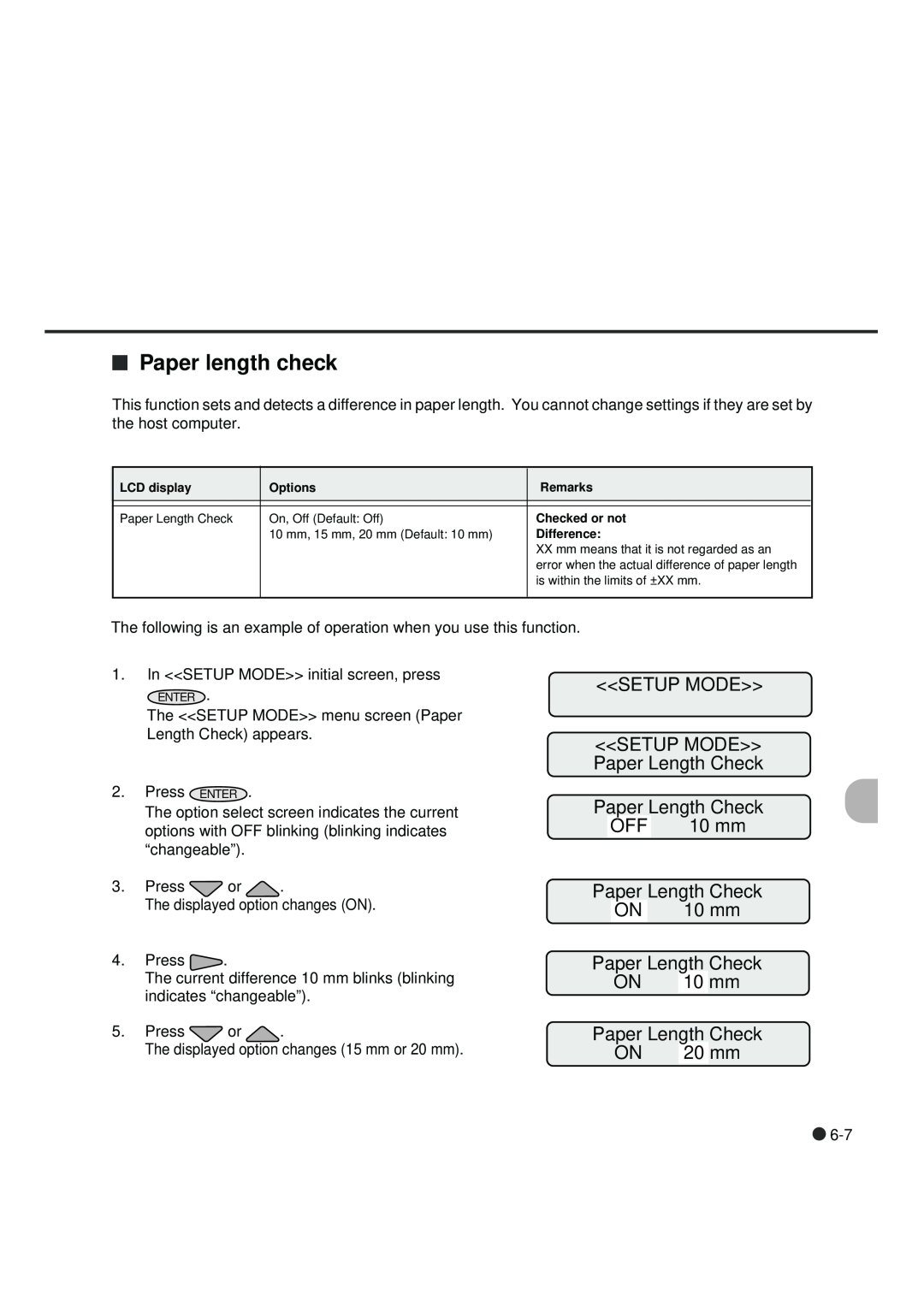 Fujitsu fi-4990C manual Paper length check 