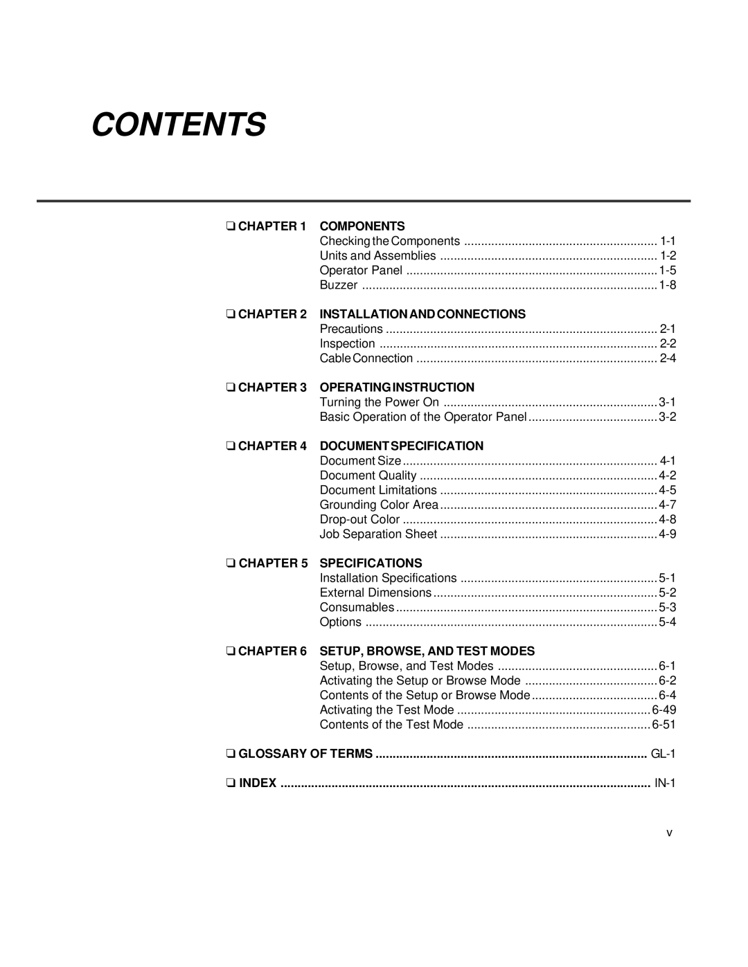 Fujitsu fi-4990C manual Contents 