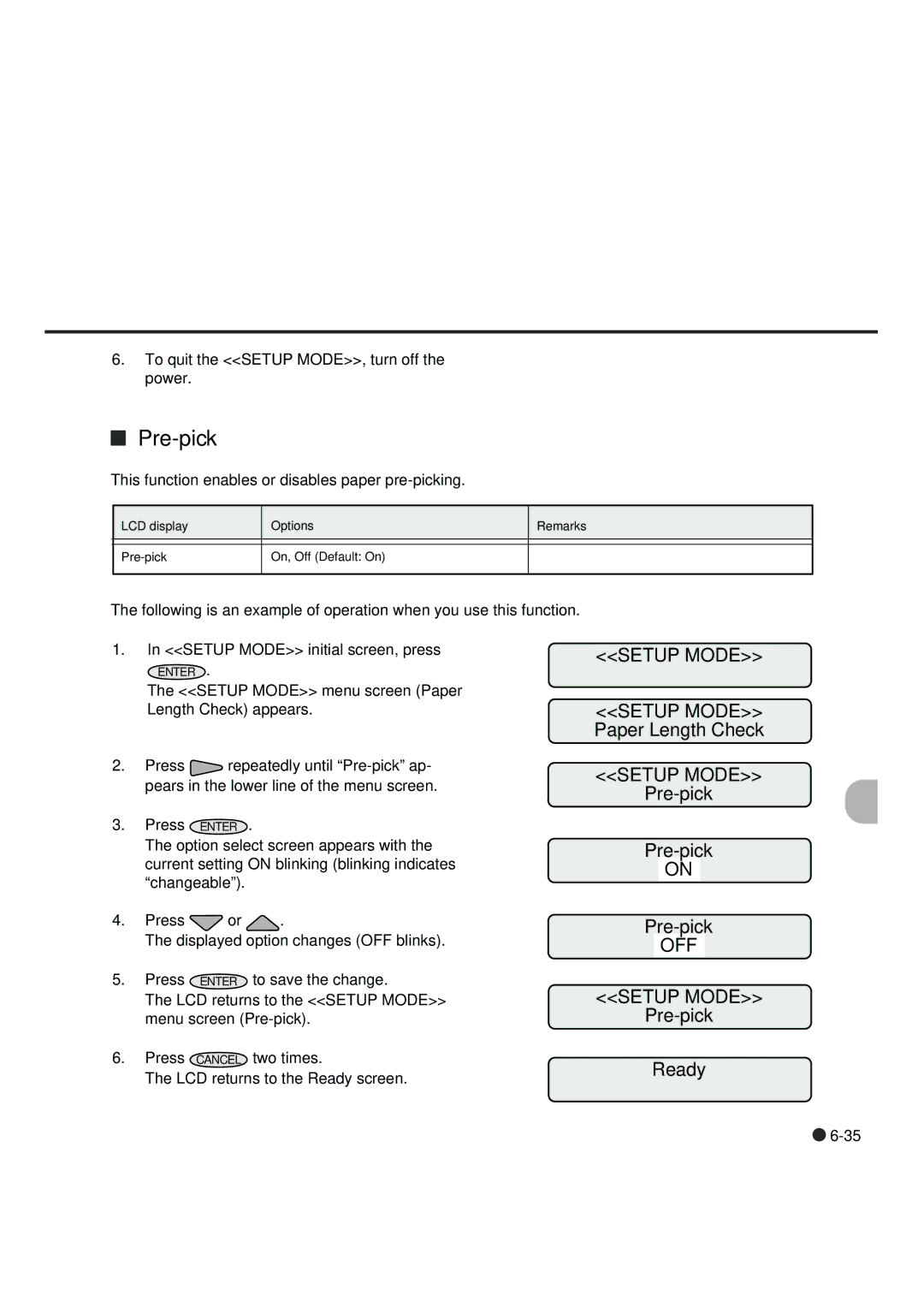 Fujitsu fi-4990C manual Pre-pick Ready 