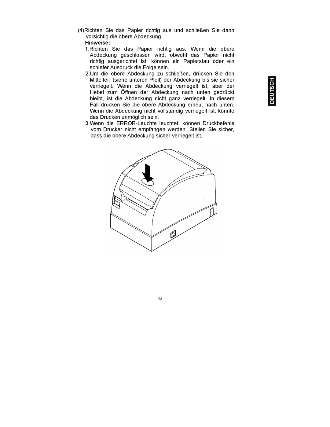 Fujitsu FP-410 user manual Hinweise 