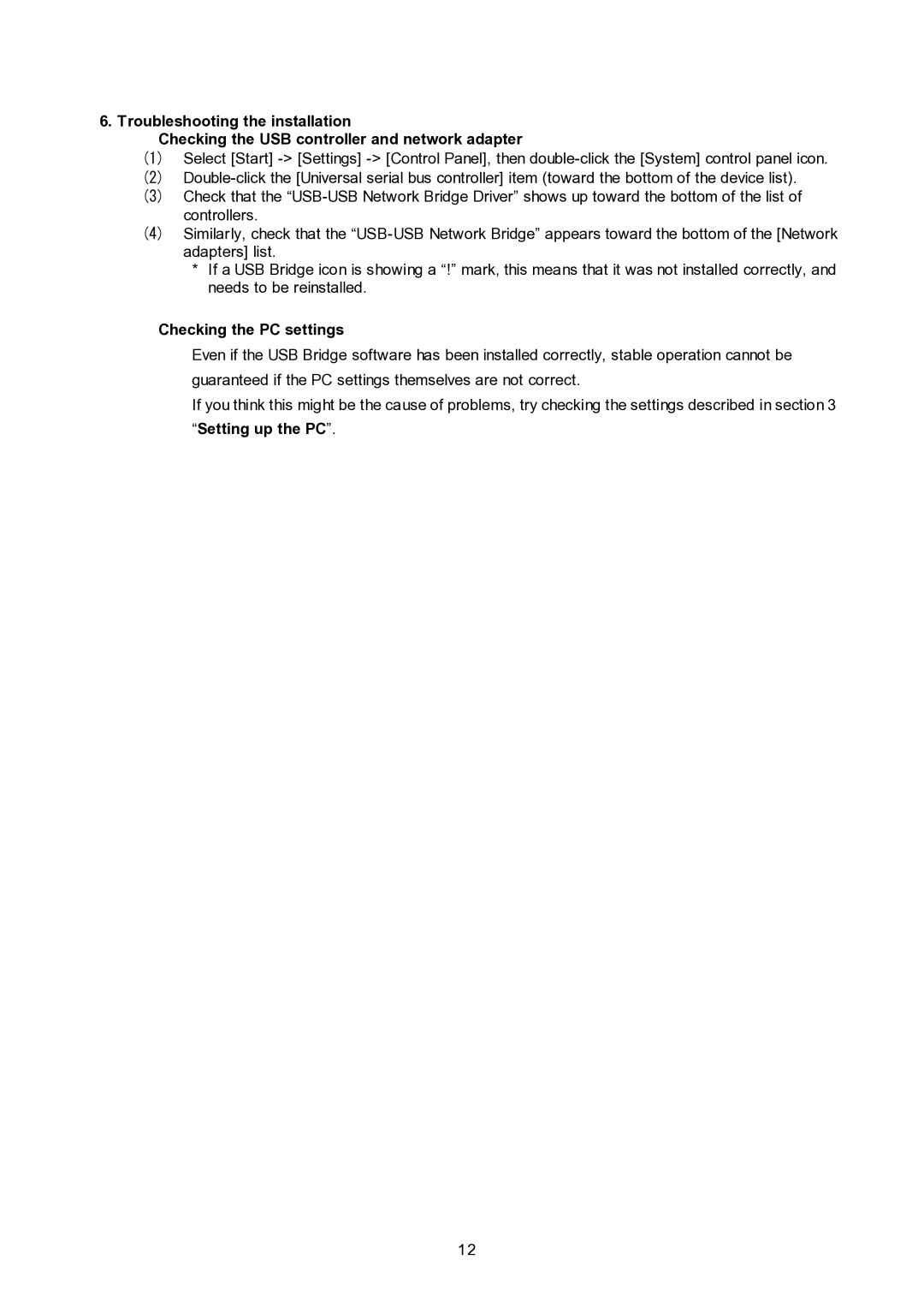 Fujitsu NC14003-T256/L, FS-102ATL user manual Checking the PC settings, Setting up the PC 