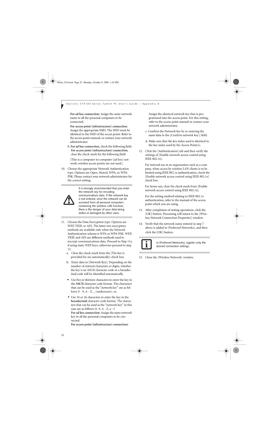 Fujitsu GBR-222200-002 manual Close the Wireless Network window 