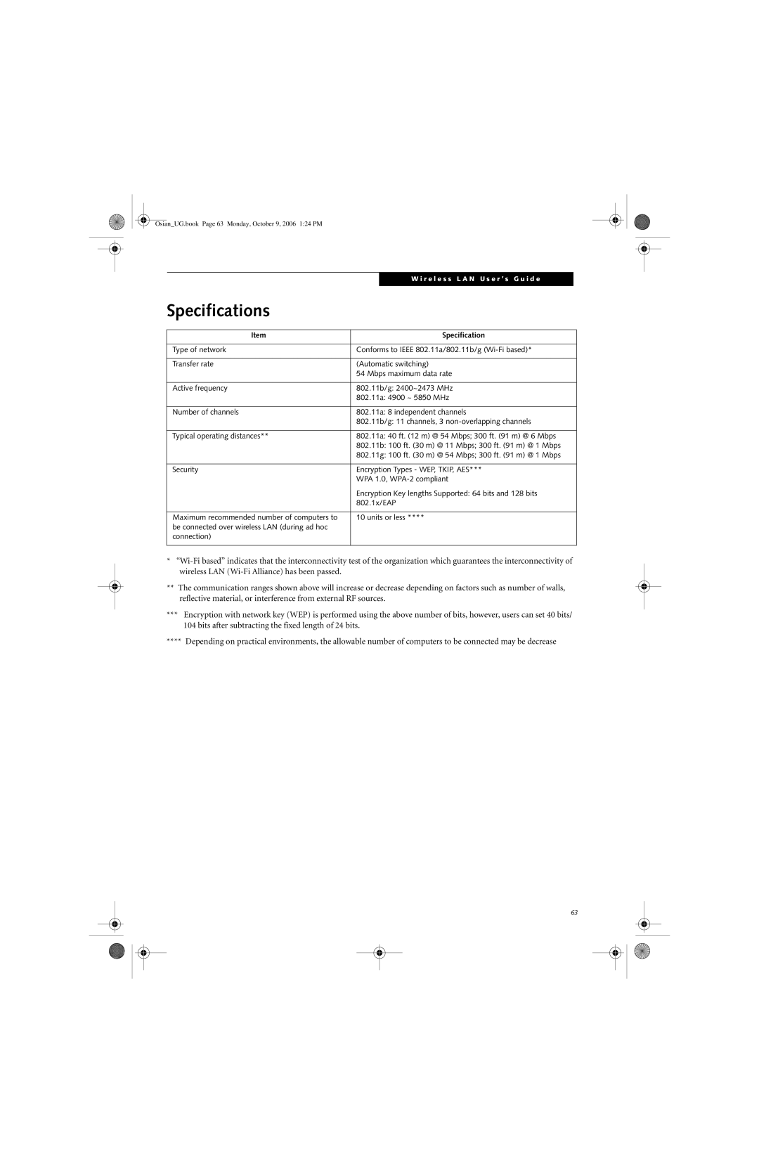 Fujitsu GBR-222200-002 manual Specifications 