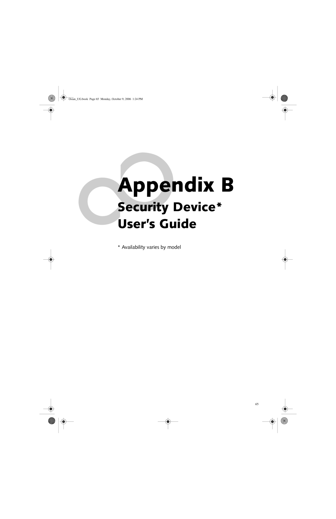 Fujitsu GBR-222200-002 manual Appendix B 