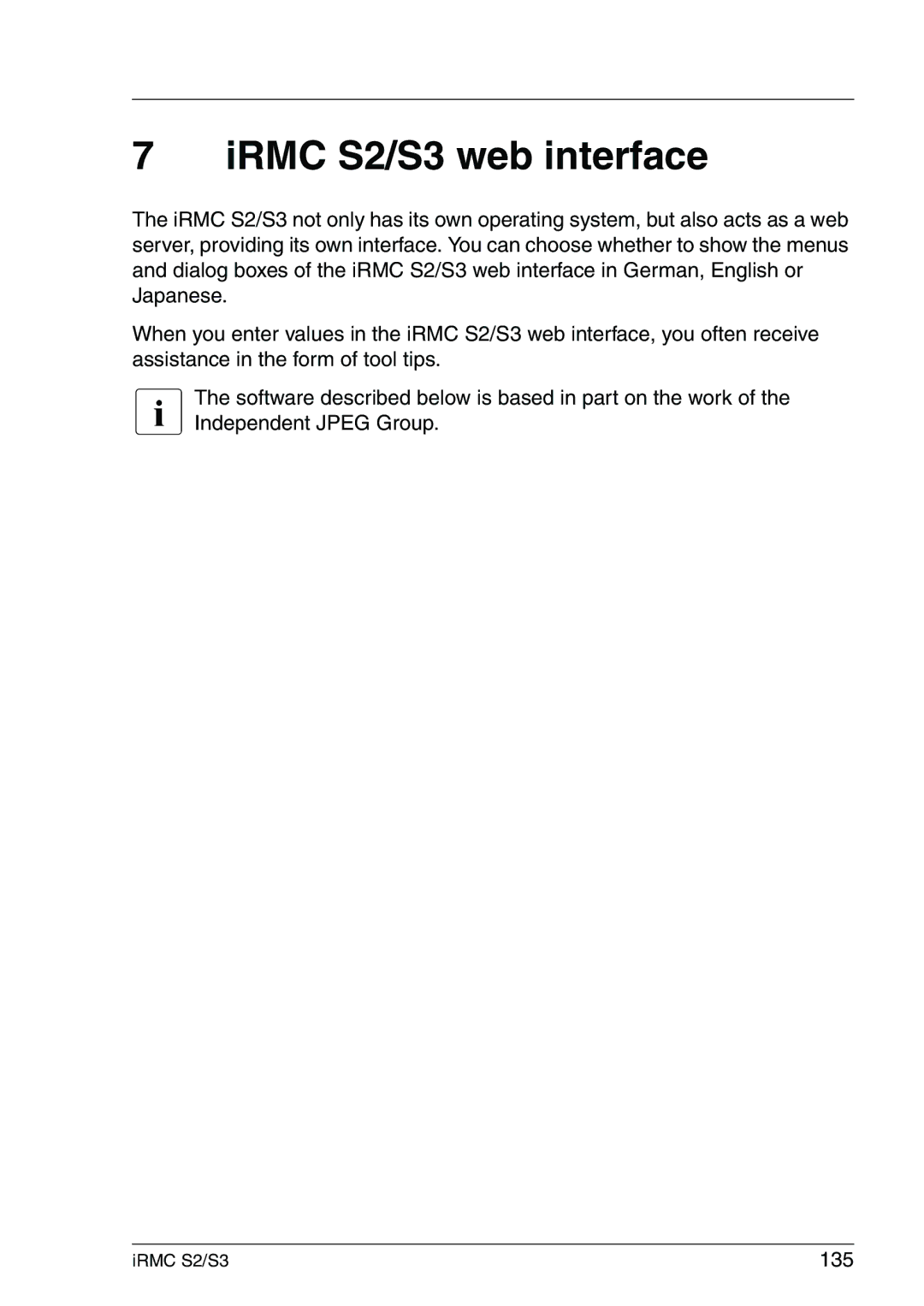 Fujitsu manual IRMC S2/S3 web interface, 135 