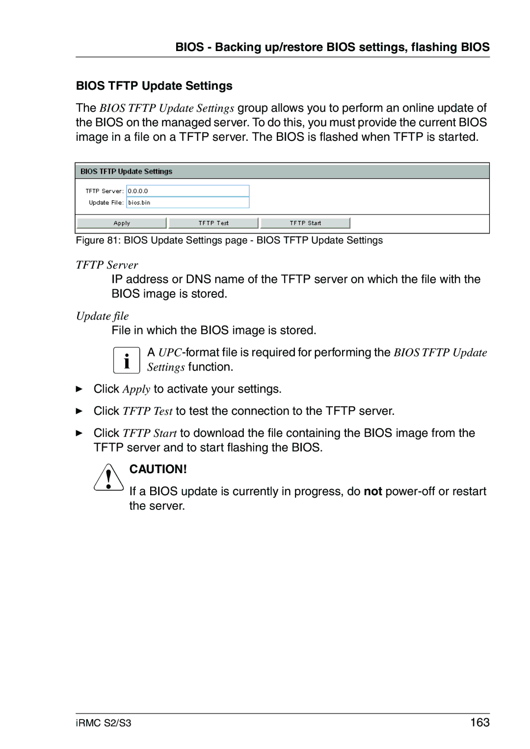 Fujitsu IRMC S2/S3 manual Vcaution, 163 