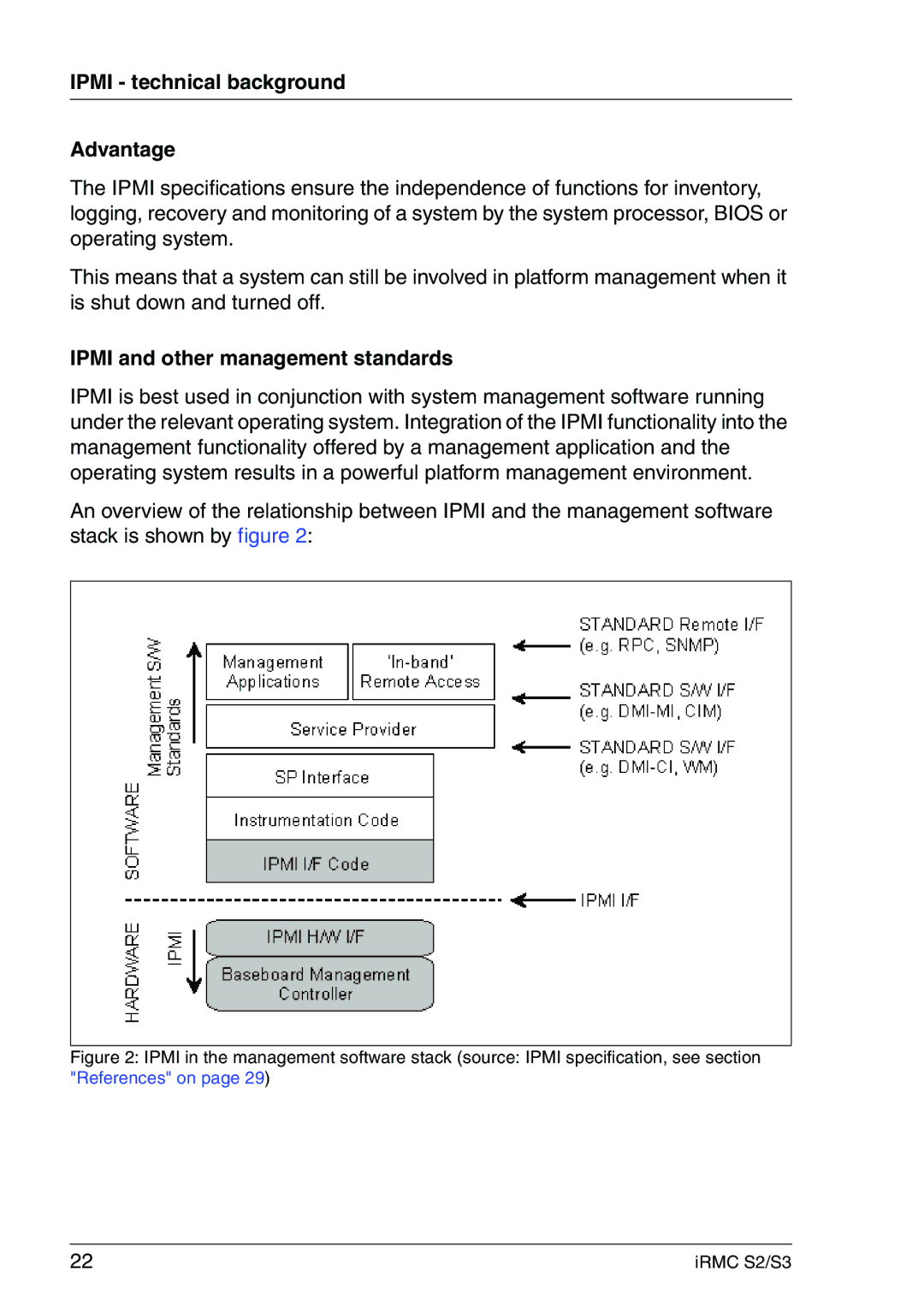 Fujitsu IRMC S2/S3 manual Ipmi technical background Advantage, Ipmi and other management standards 