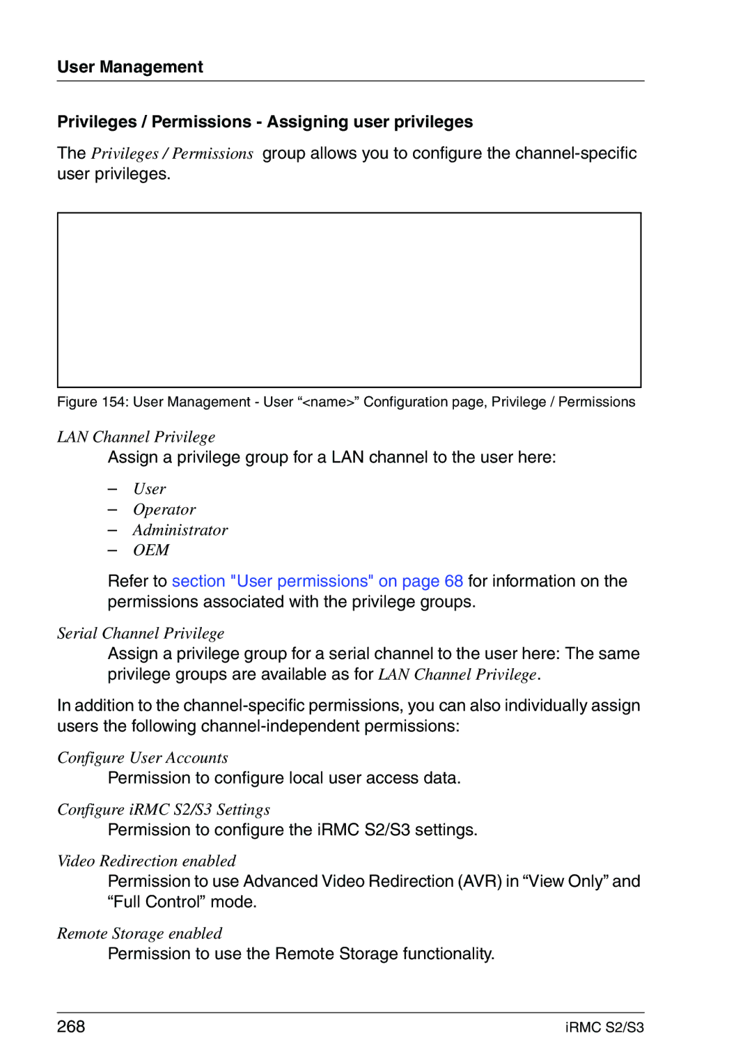 Fujitsu IRMC S2/S3 manual Assign a privilege group for a LAN channel to the user here 