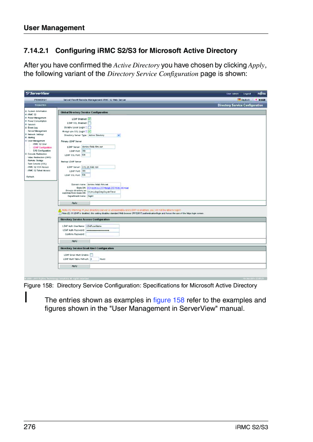 Fujitsu IRMC S2/S3 manual 