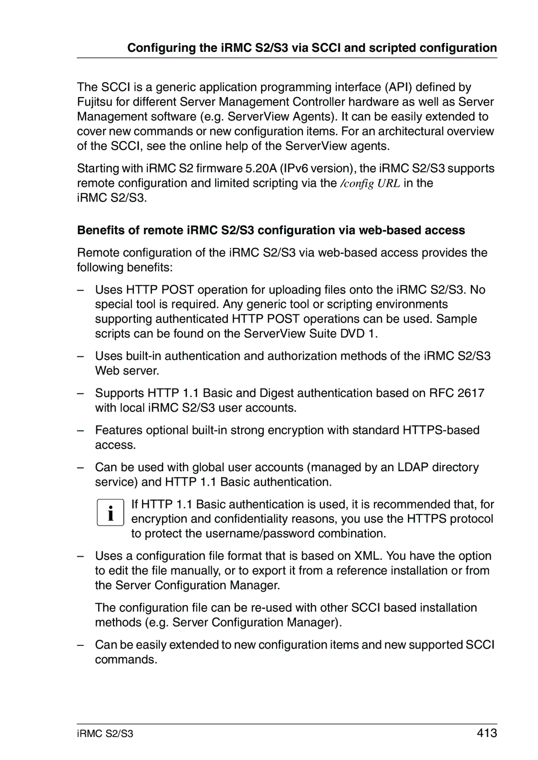 Fujitsu IRMC S2/S3 manual 413 