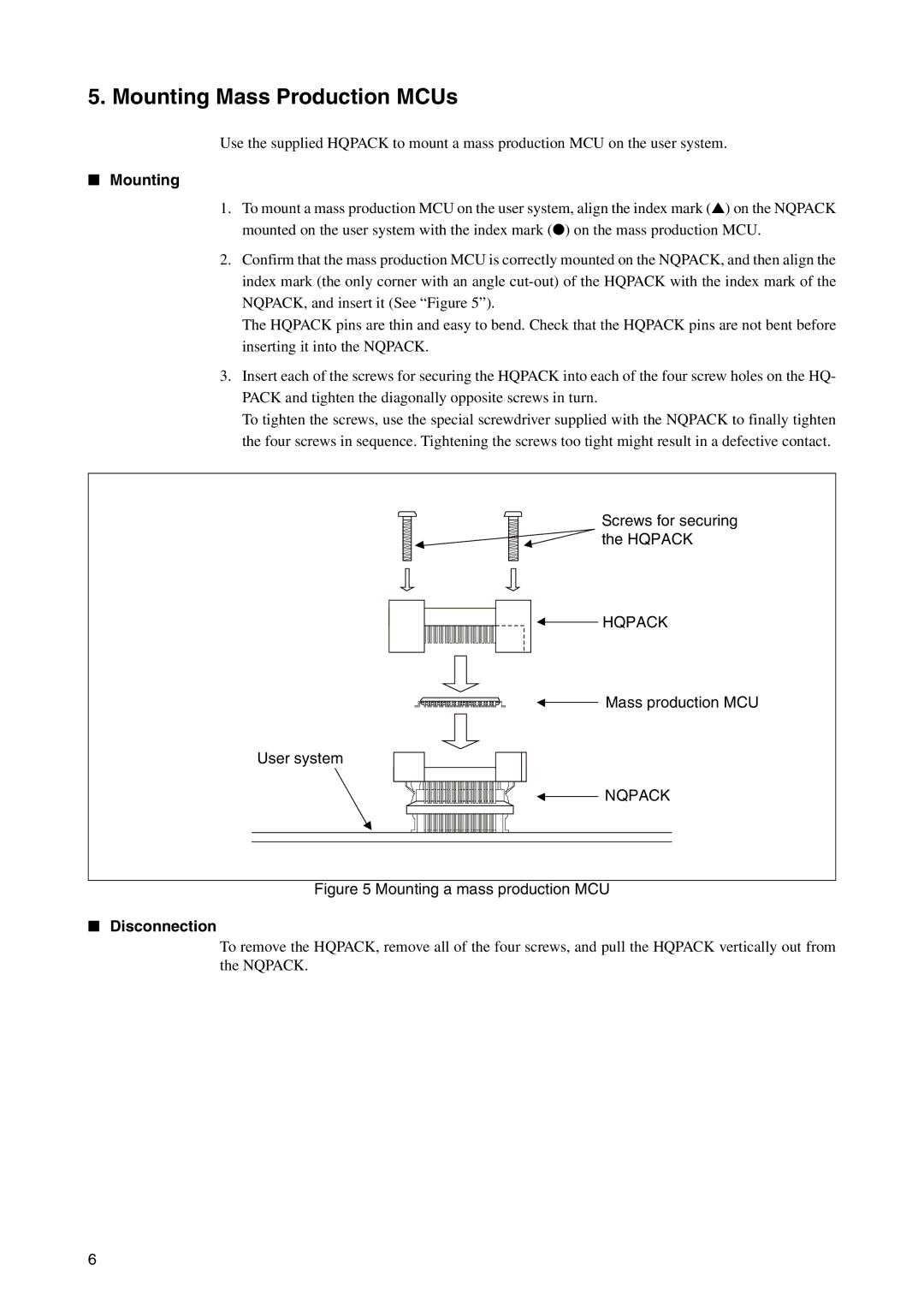 Fujitsu LQFP-64P operation manual Mounting Mass Production MCUs 