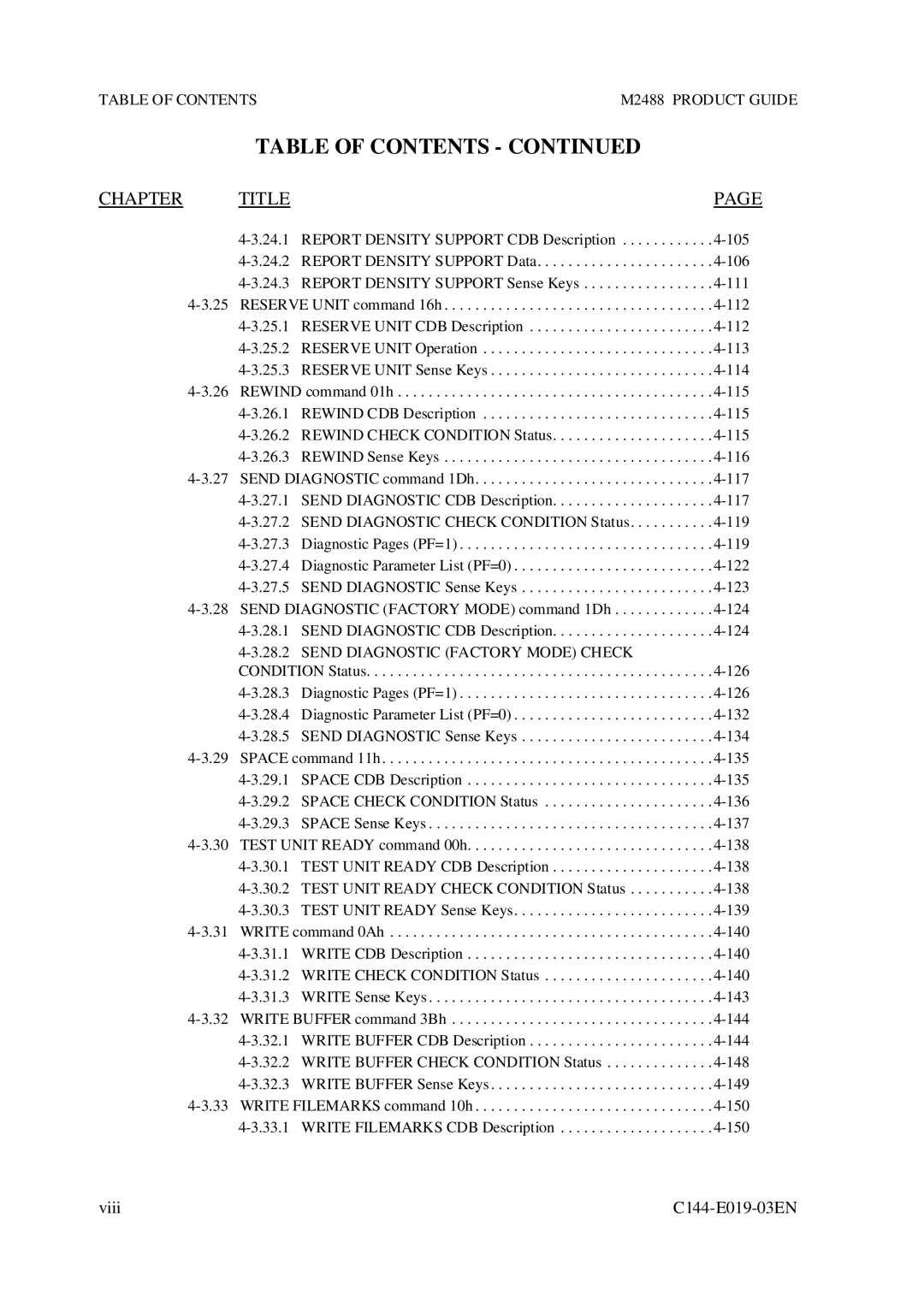 Fujitsu M2488 manual Send Diagnostic Factory Mode Check 