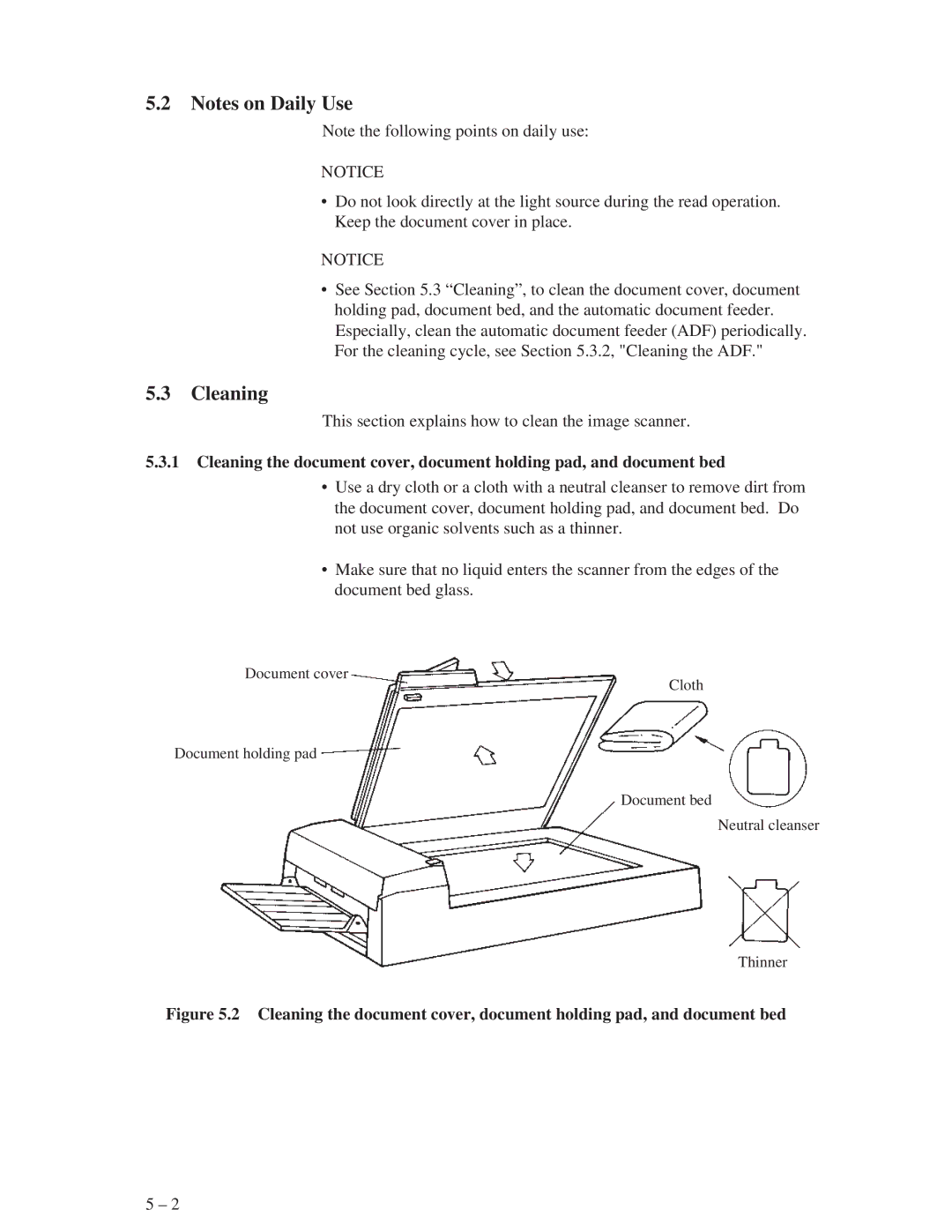 Fujitsu M3093GX, M3093EX manual Cleaning 