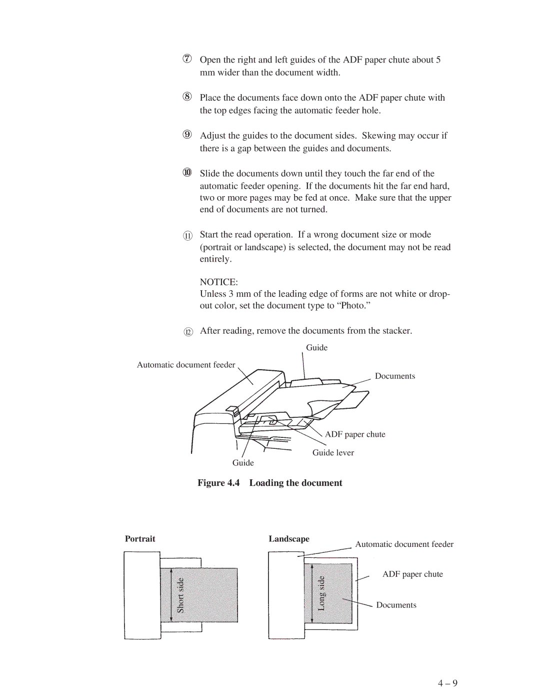 Fujitsu M3096EX, M3096GX manual Loading the document 