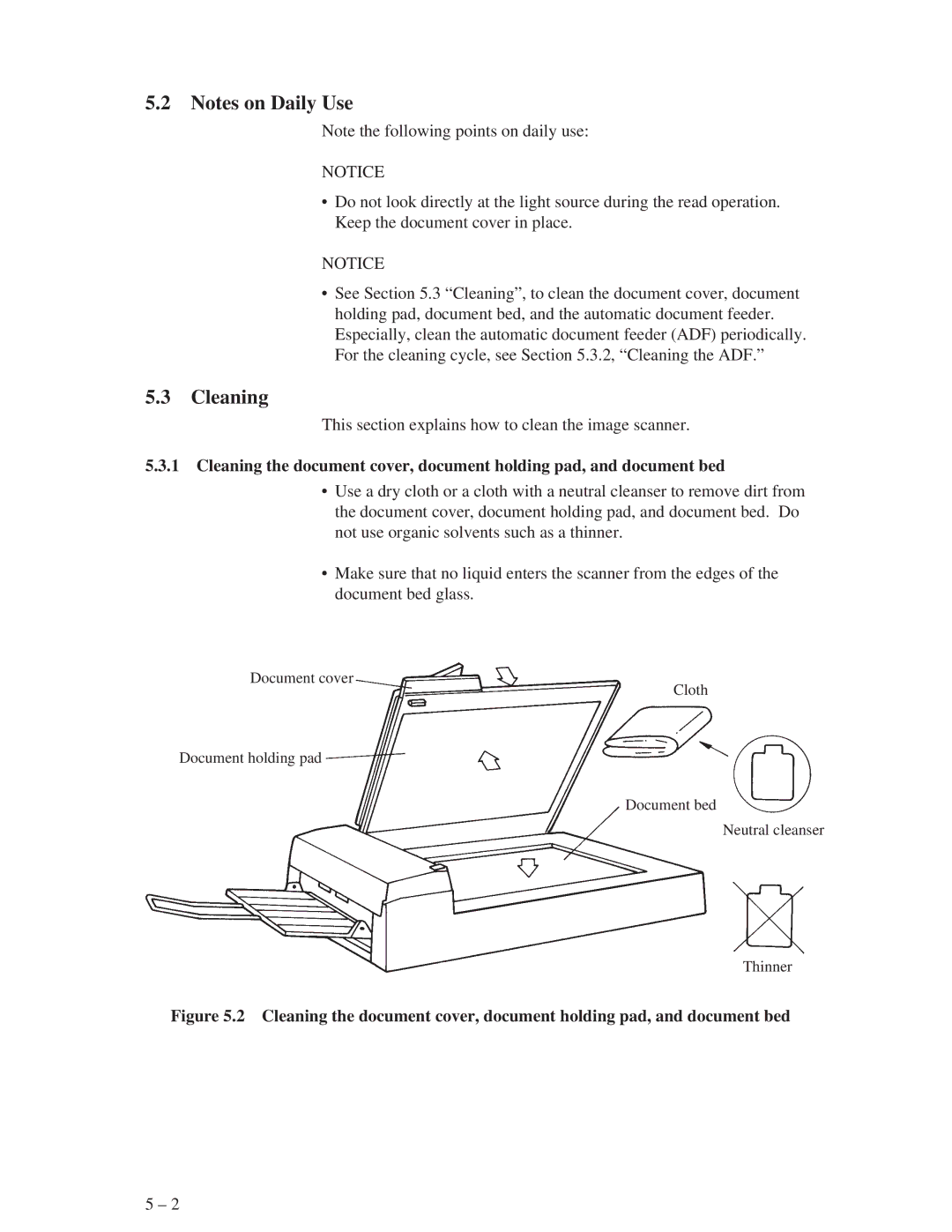 Fujitsu M3096GX, M3096EX manual Cleaning 