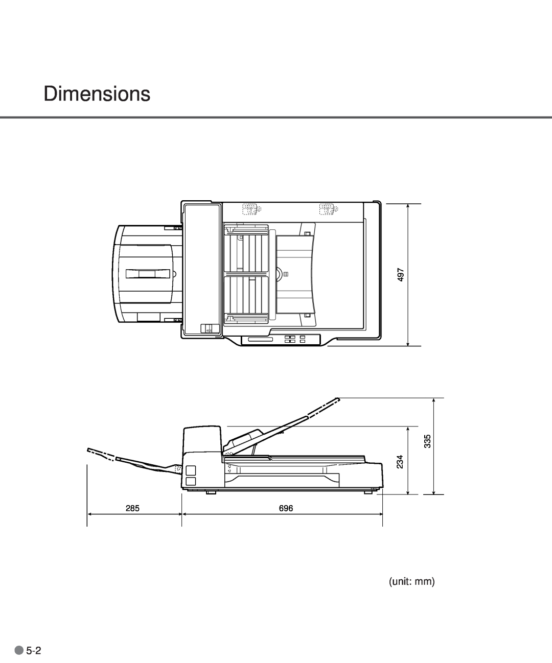Fujitsu M3097DG, M3097DE manual Dimensions, unit mm 