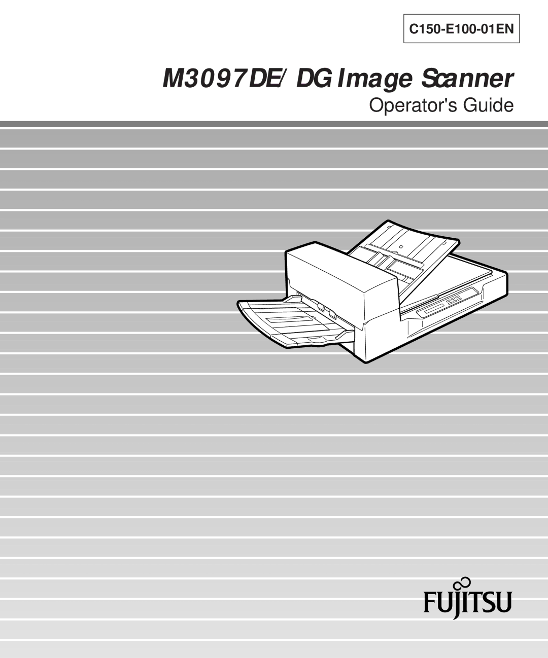 Fujitsu M3097DG manual M3097DE/DG Image Scanner 