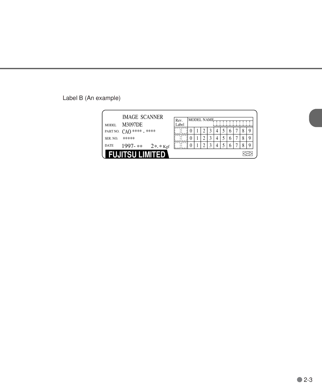 Fujitsu M3097DG, M3097DE manual Fujitsu Limited 