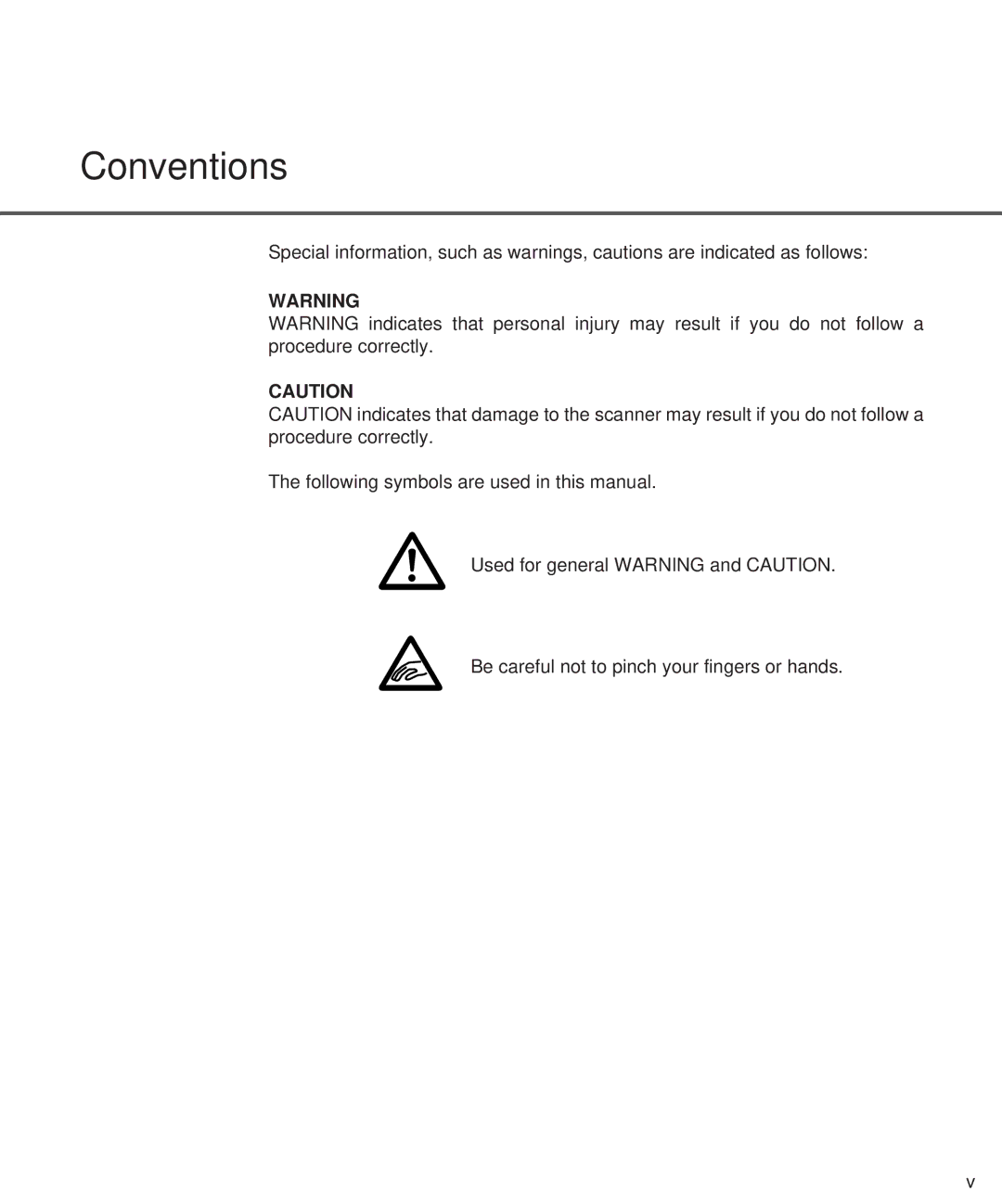 Fujitsu M3097DE, M3097DG manual Conventions 