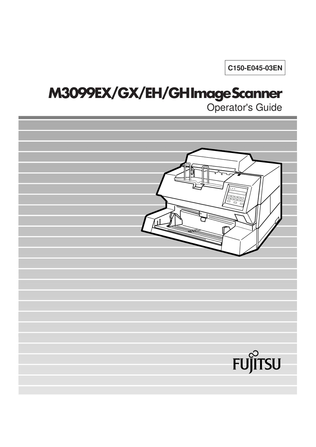 Fujitsu M3099GH, M3099GX, M3099EH manual M3099EX/GX/EH/GHImageScanner 