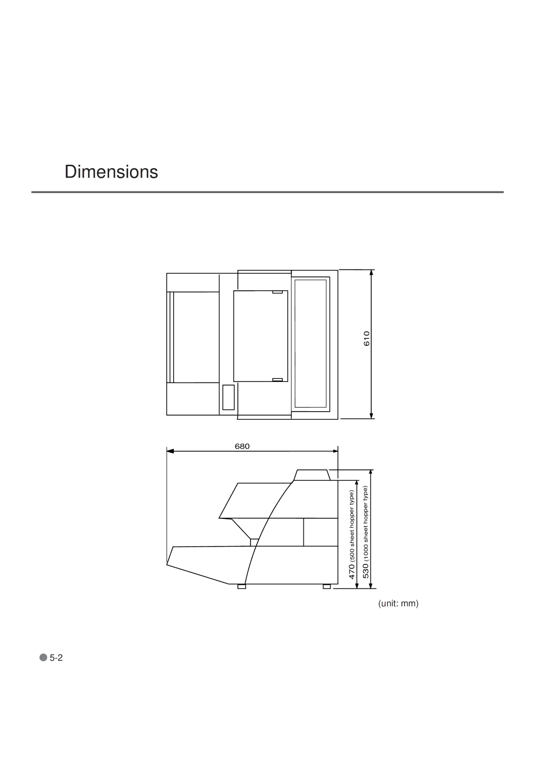 Fujitsu M3099GH, M3099GX, M3099EX, M3099EH manual Dimensions 