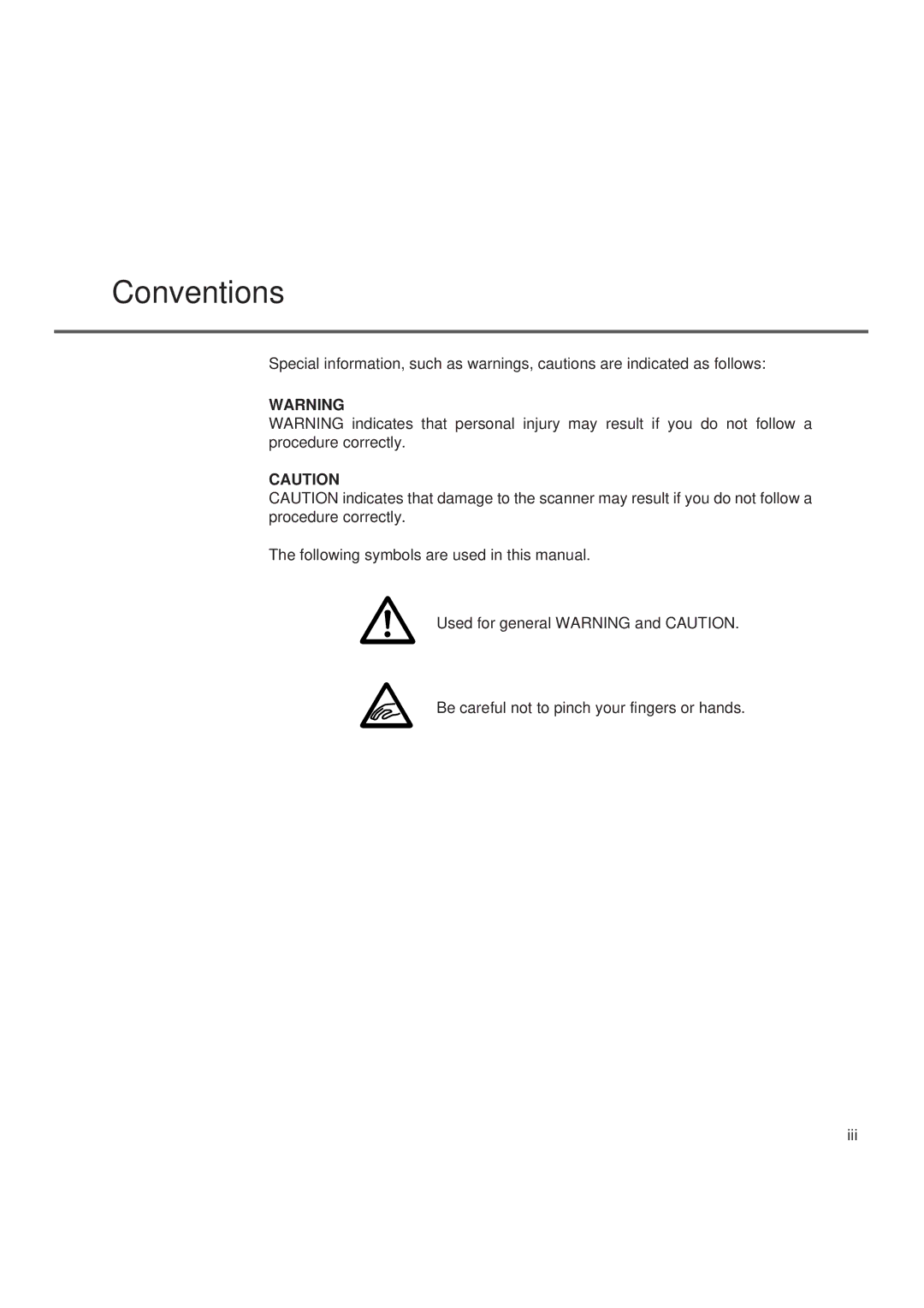 Fujitsu M3099GX, M3099GH, M3099EX, M3099EH manual Conventions 