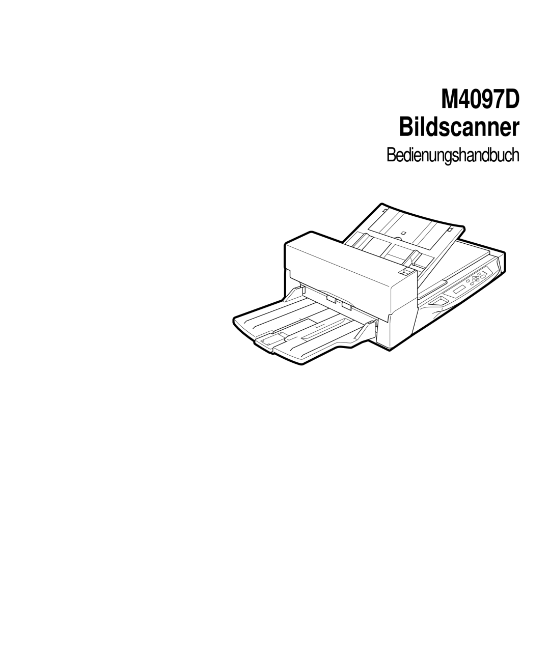 Fujitsu manual M4097D Bildscanner 