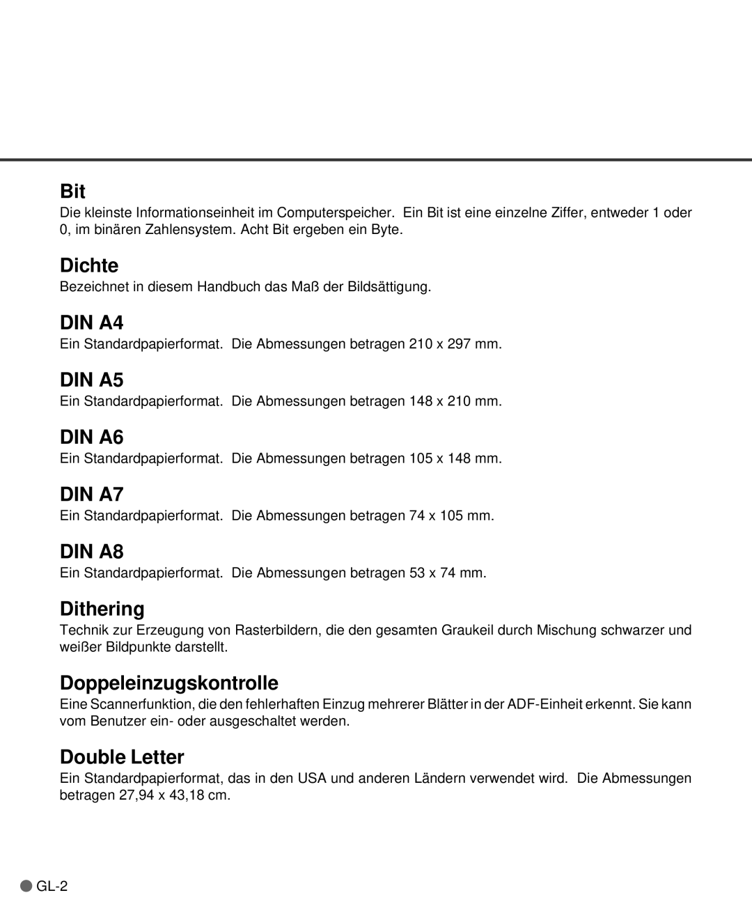 Fujitsu M4097D manual DIN A4 