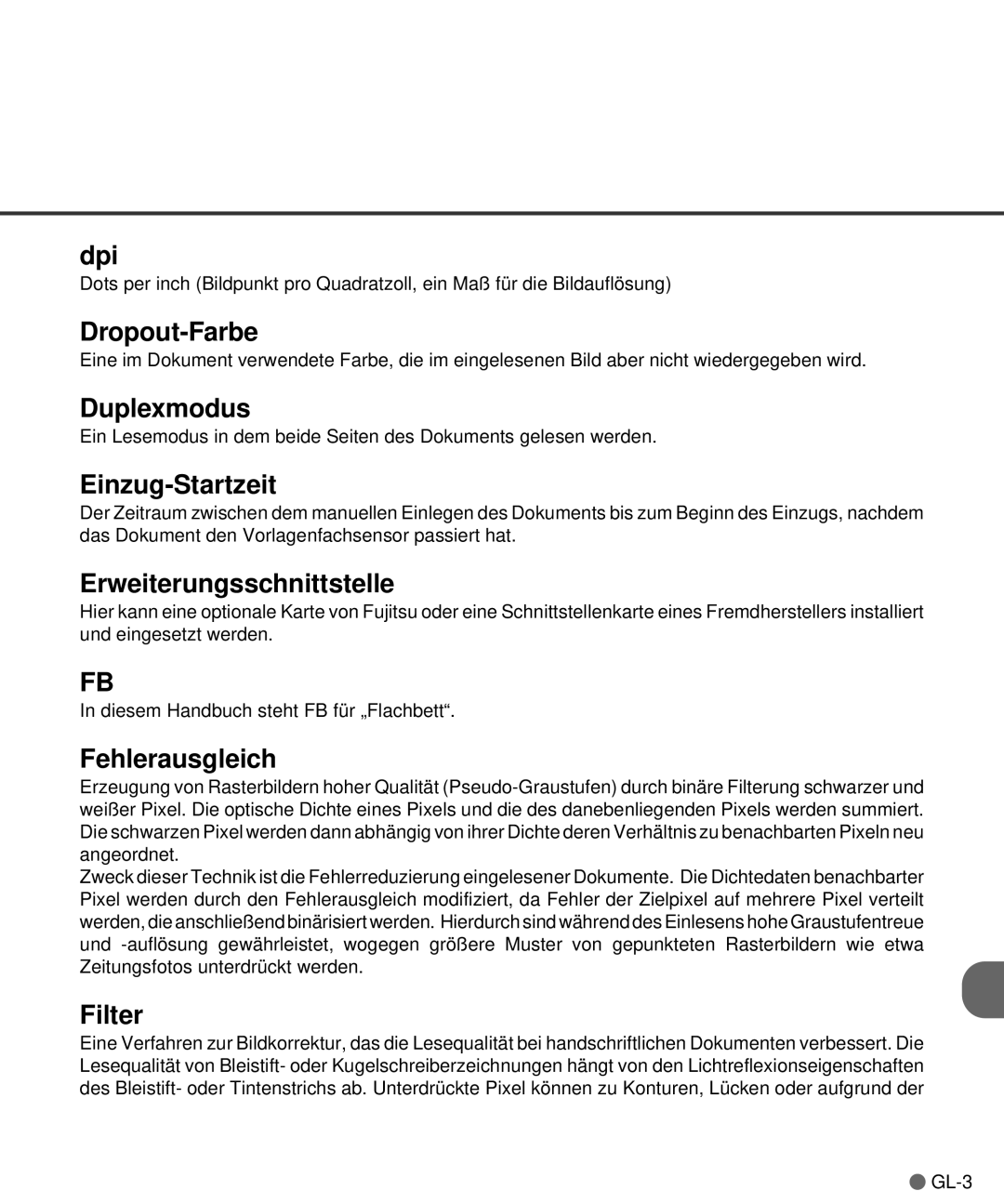 Fujitsu M4097D manual Dpi 