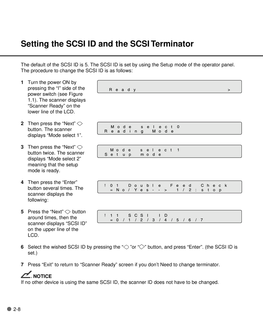 Fujitsu M4097D manual Setting the Scsi ID and the Scsi Terminator 