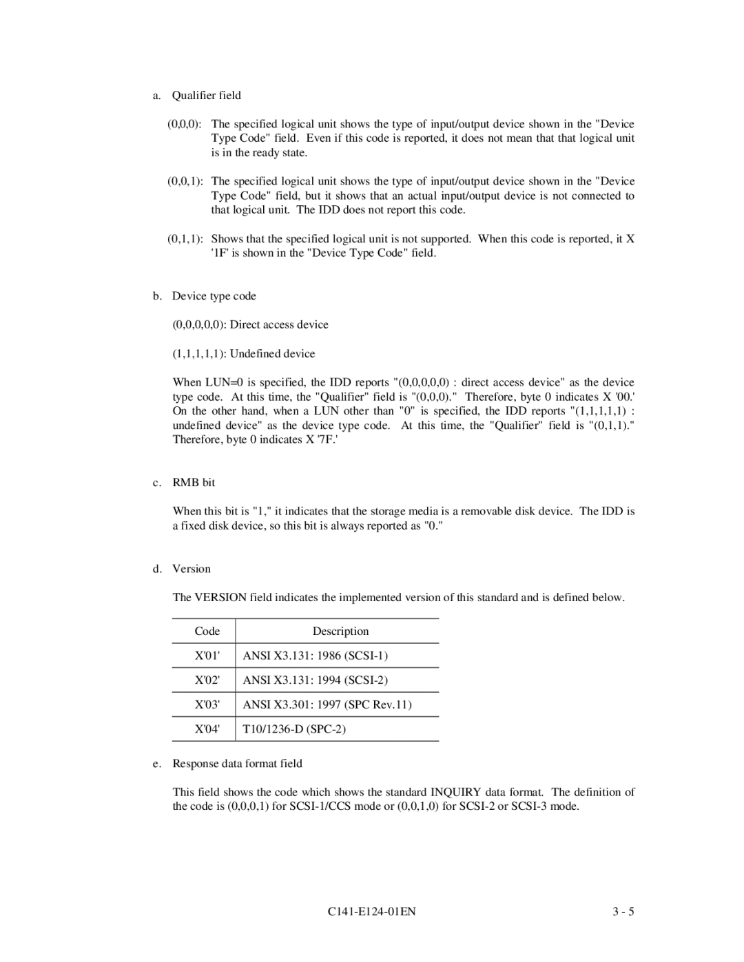 Fujitsu MAN3184, MAN3367, MAN3735 SERIES DISK DRIVES specifications 