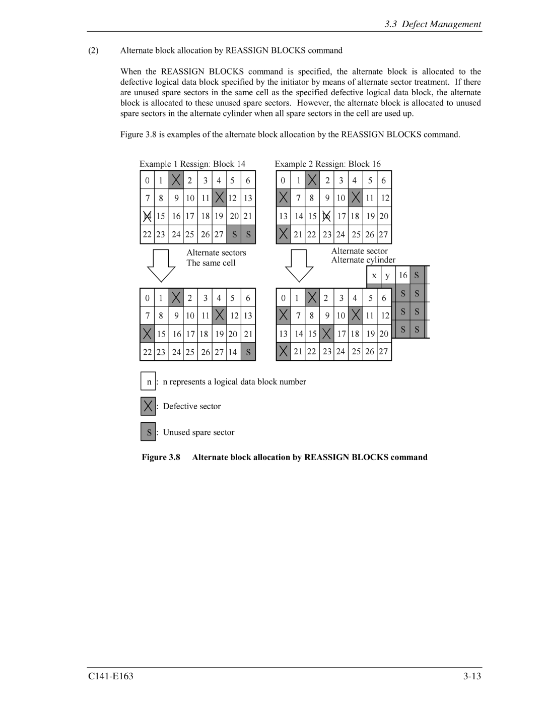 Fujitsu MAP3735FC, MAP3147FC manual Alternate block allocation by Reassign Blocks command 