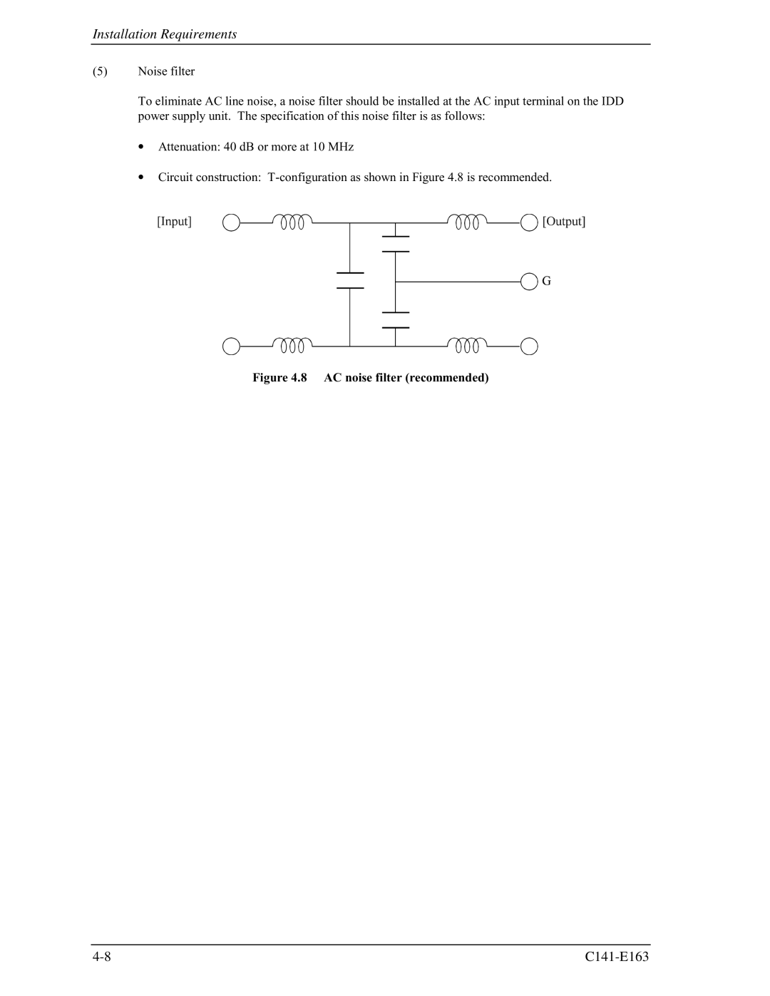 Fujitsu MAP3147FC, MAP3735FC manual AC noise filter recommended 