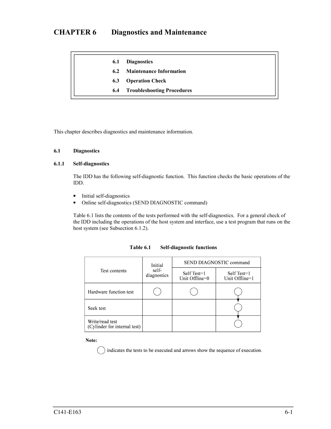 Fujitsu MAP3735FC, MAP3147FC manual Diagnostics Self-diagnostics, Self-diagnostic functions 